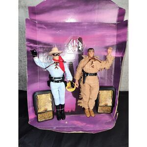 The Lone Ranger and Tonto 1998 Exclusive Premiere Poseable Action Figures